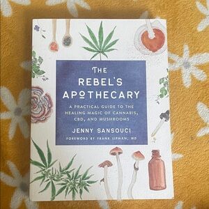 The Rebel's Apothecary by Jenny Sansouci - White & Blue Cover